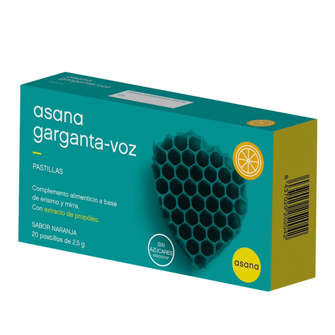 asana garganta-voz naranja